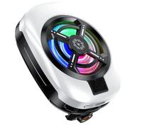 Dispositivo di raffreddamento per telefono, radiatore per smartphone, leggero ventilatore portatile con tre velocità regolabile, design a basso rumore, attacco posteriore a clip per registrazione