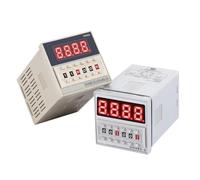 Dispositivo di ritardo del relè temporizzatore con display digitale DH48S-S DH48S-1Z Temporizzatore di ritardo SPDT a ciclo ripetitivo DH48S-2Z con presa di base(DH48S-1Z,AC DC24V)