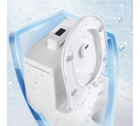Dispositivo di scarico automatico a infrarossi per uso domestico con sensore per WC in stile occidentale Squat senza contatto, funzionamento a mani libere, facile installazione, bianco 15 x (B)