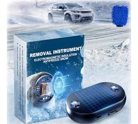 Dispositivo di scioglimento elettromagnetico della neve e sbrinatore dell'auto, dispositivo di rimozione della neve antigelo per parabrezza (2 pezzi)