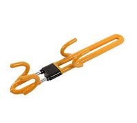 Dispositivo di sicurezza antifurto per auto, blocca volante universale con doppi ganci, per veicoli, camion, furgoni, SUV, materiale in ferro, 1,713 kg, con 2 chiavi