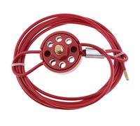 Dispositivo di sicurezza elettrico 2m di tagout di blocco di Loto del cavo regolabile di Lockout