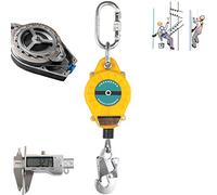 Dispositivo di Sicurezza in Altezza RSHJD, Protezione anticaduta, Protezione anticaduta, Elemento anticaduta Retrattile, antirotazione Fune in Acciaio - Lunghezza: 5m/7m/10m/15m/20m/30m15m