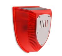 Dispositivo di sicurezza per esterni, sensori di movimento, 129 dB, allarme sonoro, include abbaiare di cane e suoni di arma da fuoco per sensori di deterrenza allarme