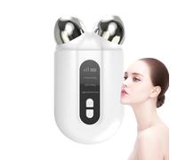 Dispositivo di sollevamento del viso a microcorrente, strumento elettrico per rassodare la pelle, gadget per il sollevamento del collo, rullo multiuso portatile per contouring del viso, per donne