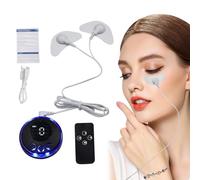Dispositivo Di Sollevamento Del Viso - Massager Di Serraggio Della Pelle EMS, Stimolatore Del Viso Microcorrente | 8 Modalità Con Cuscinetti In Gel, Toner Per Il Viso A 19 Livelli Per Rassodamento, Ri