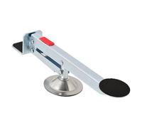 Dispositivo di sollevamento ergonomico per porta controllato a pedale per allineamento preciso nella lavorazione del legno, montaggio di mobili, supporto per il sollevamento di porte in legno