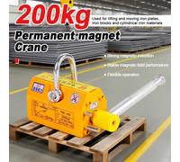 Dispositivo di sollevamento magnetico permanente 100-200KG Paranco magnetico Morsetto per stampo a ventosa magnetica Magnete di sollevamento super forte
