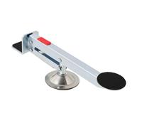 Dispositivo di Sollevamento Porte con Comando a Pedale per Installazione Infissi in Legno Attrezzo Regolabile con Rotazione Completa Supporto, Argento Con Imbottitura