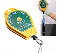 Dispositivo di sospensione a molla con cavo in acciaio e alloggiamento protettivo, supporta carichi fino a 5,0 kg per l'organizzazione degli utensili di fabbrica (1,5-3,0 kg)