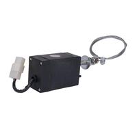 Dispositivo di spegnimento fiamma del motore diesel 12V 24V NC NO Valvola di arresto Solenoide normalmente chiusa Normalmente aperta Parti del generatore di valore(NO-Power On Pull,24V)