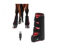 Dispositivo di terapia a LED per alleviare il dolore e la rigenerazione muscolare nelle gambe del cavallo, 660 nm e 850 nm, cintura regolabile per terapia della luce a infrarossi, USB-C, per la cura