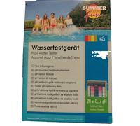 Dispositivo di test dell'acqua ossigeno / pH incluse 2 x 20 compresse di Summ...