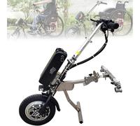 Dispositivo Di Traino per Sedia a Rotelle Da 500W,Accessorio per Sedia a Rotelle Elettrica per Handbike, Con Luce Anteriore, Sistem.a Di Ammortizzazione,Tweeter,Batteria 48v16ah,Autonomia 60/70Km,B