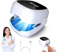 Dispositivo di trattamento laser per Toenail Fungus, portatile e ricaricabile Mycosis Therapy, efficace rimozione di funghi e riparazione unghie, 7-Minute Sessions for Healthy Nails Nuovo modello