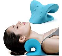 Dispositivo di trazione cervicale per collo e spalle, cuscino chiropratico per alleviare il dolore e allineamento della colonna cervicale