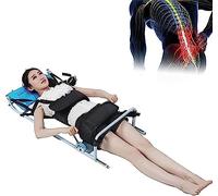 Dispositivo di trazione lombare, letto di trazione professionale pieghevole portatile antiscivolo confortevole, cervicale e lombare for stretching for terapia corporea, sollievo dalla lombalgia, chiro