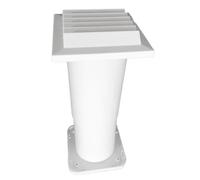 Dispositivo di ventilazione a parete con funzionamento silenzioso, design ad alta efficienza energetica, filtro rimovibile a rete per la purificazione dell'aria interna domestica