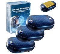 Dispositivo elettromagnetico for la prevenzione di Neve e Ghiaccio, sbrinatore for Parabrezza e specchietti Auto ad energia Solare for Una Guida Invernale limpida(3pcs)