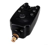 Dispositivo elettronico di notifica di abboccata da pesca con avvisi sonori e luminosi, controllo tono e volume per canne da pesca (nero)