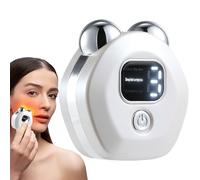 Dispositivo facciale a microcorrente, rullo elettrico portatile regolabile | Massaggiatore portatile per viso, spa quotidiana, tonificante, ringiovanente, donna