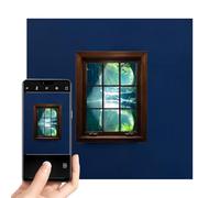 Dispositivo Fotografico A Cornice Finestra - Accessorio Per Riprese Portatile | Cornice Finestra Finta Per Fotografia | Per Paesaggio Vacanza Studio Montagna Lago Città Spiaggia Punto Di Vista