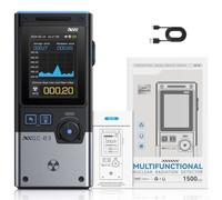 Dispositivo GC03 per il monitoraggio dei livelli di radiazioni ionizzanti con display di registrazione allarme facile da usare (nero)