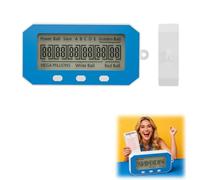 Dispositivo generatore numeri della lotteria LCD con slot | Due modalità gioco e dimensioni portatili selezione rapida dei numeri basata pulsanti