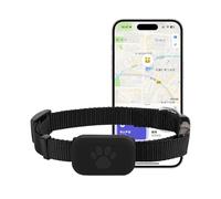Dispositivo GPS for Animali Domestici Senza abbonamento: aggiornamenti sulla Posizione in Tempo Reale, Compatibile con Trova Il Mio, medaglietta compatta for Piccoli Animali, localizzatore di Oggetti