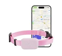 Dispositivo GPS for animali domestici senza abbonamento: aggiornamenti sulla posizione in tempo reale, compatibile con Trova il mio, medaglietta compatta for piccoli animali, localizzatore di oggetti