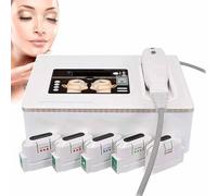 Dispositivo Hifu Multifunzionale per Cura Pelle,Lifting E Rassodamento Strato Smas per Il Viso,Riduzione Rughe Sottili,Rimozione Rughe,Modellamento Viso E Corpo,10.000 Impulsi per Cartuccia