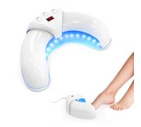 Dispositivo Laser dei Funghi Unghie Indolore, Berrlly Dispositivo Laser di Trattamento per Funghi Unghie Luce Infrarossa 905nm e Blu 470nm con 3 Lavoro Tempi per Chiodi Multipli Sicuro e Affidabile