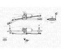 Dispositivo lavavetri anteriore per FIAT PUNTO