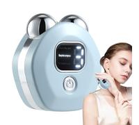 Dispositivo Lifting Viso A Microcorrente Rullo Elettrico Portatile | Strumento Scolpente Viso Massaggiatore Pelle Ricaricabile Mini Microcorrente Rassodante Tonificante Donna