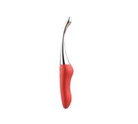 Dispositivo massaggiante per donne, USB ricaricabile, silicone | Impostazioni di vibrazione multiple, indossabile, a batteria, modello PZG102KX-50(With 3 head Orange)