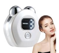 Dispositivo microcorrente facciale, dispositivo microcorrente per il viso,Massaggiatore elettrico per la cura del viso - Strumento di massaggio a rulli elettrici per la cura della pelle, dispositivo