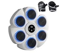 Dispositivo musicale da boxe, da parete, bersaglio da boxe per fitness, attrezzatura da boxe musicale, bersaglio da parete per il fitness a casa, per allenamento di boxe intelligente, bersaglio da