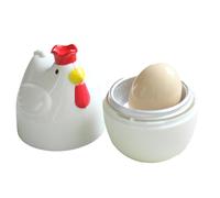 Dispositivo per cuocere le uova: vaporizzatore compatto per microonde, stampo a forma di pollo, pratico dispositivo antiaderente con distribuzione rapida del calore, efficiente macchina per la