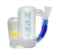 Dispositivo per esercizi di respirazione, capacità 5000 ml, lavabile, per