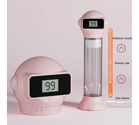 Dispositivo per esercizi di respirazione, facile da pulire, in silicone, per