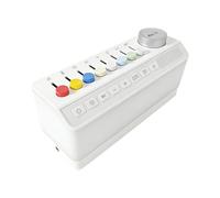 Dispositivo per il Rumore Bianco con Altoparlante , Sveglia, Luce Notturna Dimmerabile, 8 Suoni Miscelabili e Timer di Spegnimento per
