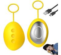 Dispositivo per il sonno, combatte l'insonnia, ricarica Type-C, dispositivo portatile per il sonno per adulti e bambini, silenzioso, rilassante, sollievo dallo stress e dall'insonnia (Giallo)
