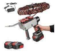 Dispositivo per infilaggio Tubi Nascosto con Batteria al Litio, Macchina Automatica per infilaggio Cavi, Tiracavi elettrici Attraverso Il Muro per Edilizia E Impianti Idroelettrici(15m)