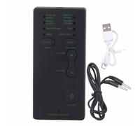 Dispositivo per la modifica della voce con effetti sonori e scheda audio portatile per trasmissioni in diretta, giochi e chat. Funzionamento plug and