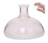 Dispositivo per la rimozione del muco con valvola svolazzante per aiuto fisico a percussione toracica 2, 4x1, 8 pollici Tappo in gomma bianco per singhiozzo Dispositivo di coppettazione facile da usa