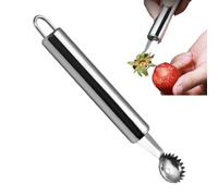 Dispositivo per la rimozione del torsolo del pomodoro - Strumento per il carotaggio del pomodoro | Strumento per rimuovere il gambo della fragola | Gadget da cucina | Estrattore portatile di foglie di