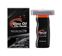 Dispositivo per la rimozione della pellicola d'olio per vetri per auto - Detergente per parabrezza antipioggia e antiappannamento da 100 g, trattamento idrorepellente per automobili | Lucido per vetri