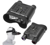 Dispositivo per la visione notturna, Occhiali for visione notturna 1080P Zoom digitale 8X Supporto for testa a infrarossi Binocolo for Telescopio for caccia, osservazione della fauna selvatica