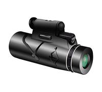 Dispositivo per la visione notturna, Telescopio 50X60 Binocolo potente Bussola HD Luce LED a infrarossi L-aser for il campeggio(Single Telescope)