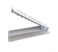 Dispositivo per preparare spiedini lunghi con facilità utilizzando robusto materiale ABS e doppia funzione spiedo per una configurazione barbecue più veloce (bianco)